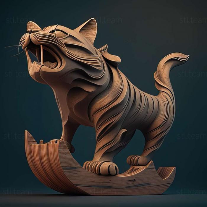 3D model Unsinkable Sam famous animal (STL)