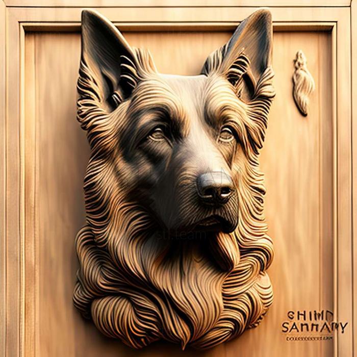 3D model Sharplaninsky Shepherd dog (STL)