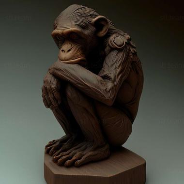 3D model Monkey Grip Helen Garner 1977 (STL)