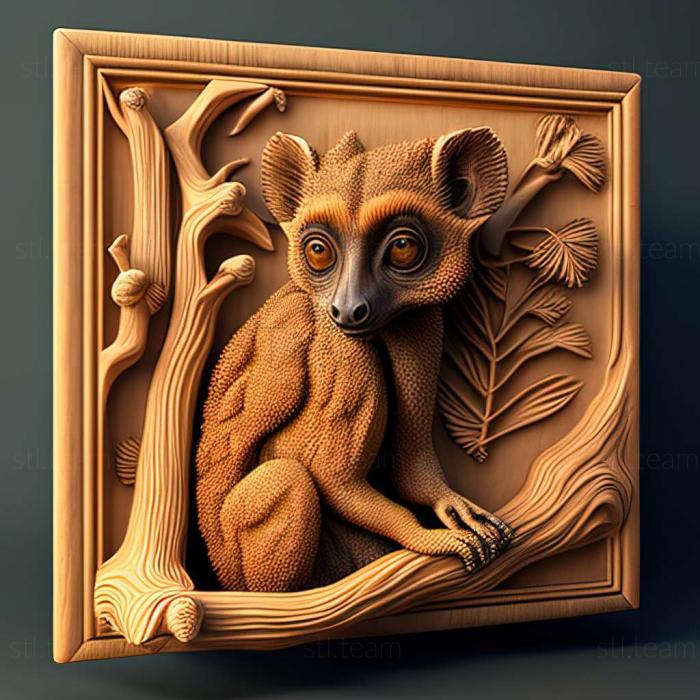 3D модель Eulemur cinereiceps (STL)