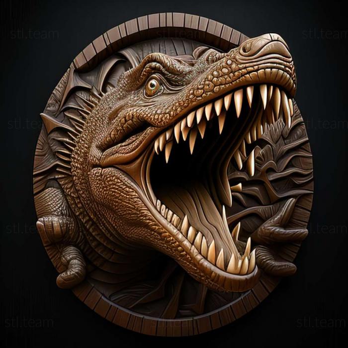 3D model Godzilla crocodile famous animal (STL)
