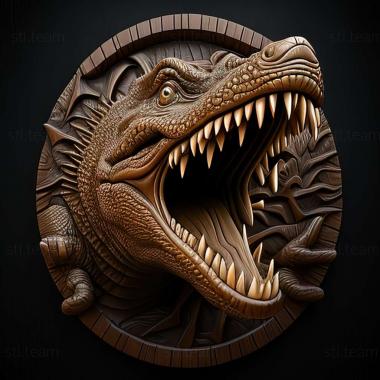 3D model Godzilla crocodile famous animal (STL)