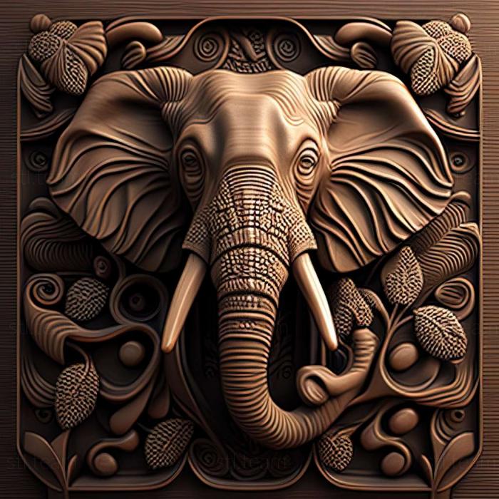 3D модель Слоны знаменитые (STL)