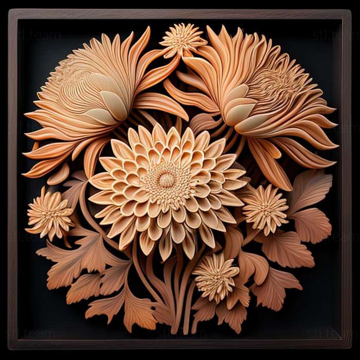 3D model Neoscona chrysanthusi (STL)