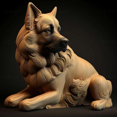 3D model The Kunming Shepherd dog (STL)