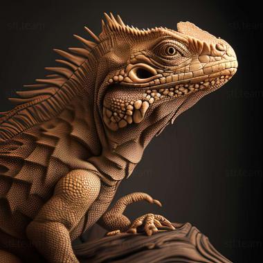 3D model Iguana delicatissima (STL)