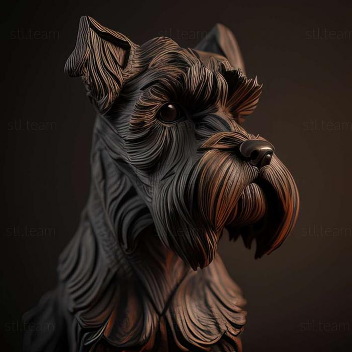 Zwergschnauzer dog