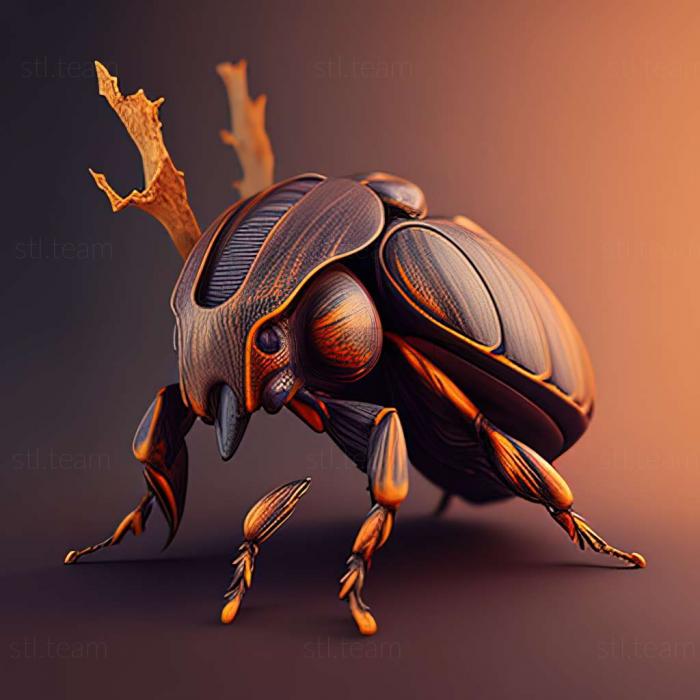 3D model Nicrophorus tenuipes (STL)