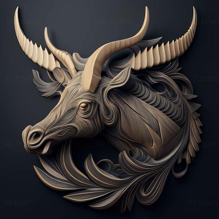 3D model Sericoceros mexicanus (STL)