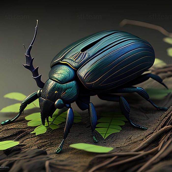 3D model Calosoma scrutator (STL)