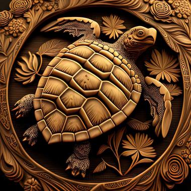 3D model Advaita turtle famous animal (STL)