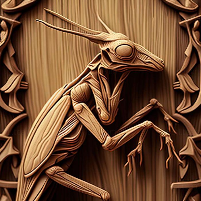 3D модель Santanmantis axelrodi (STL)