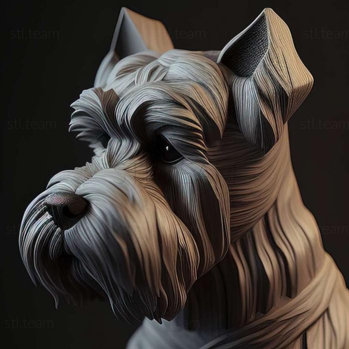 Zwergschnauzer dog