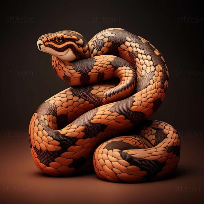 3D model Lampropeltis annulata (STL)