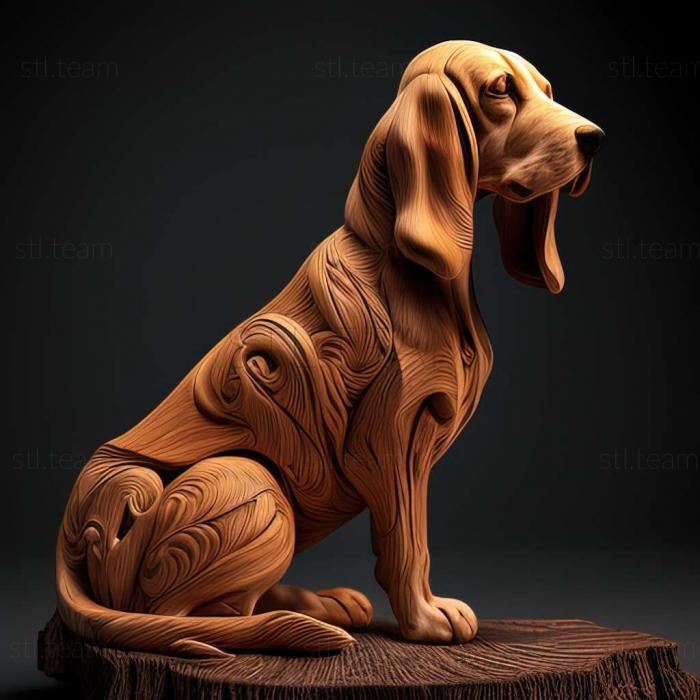 3D model The Estonian Hound dog (STL)