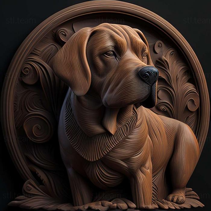 3D model Judy the dog famous animal (STL)