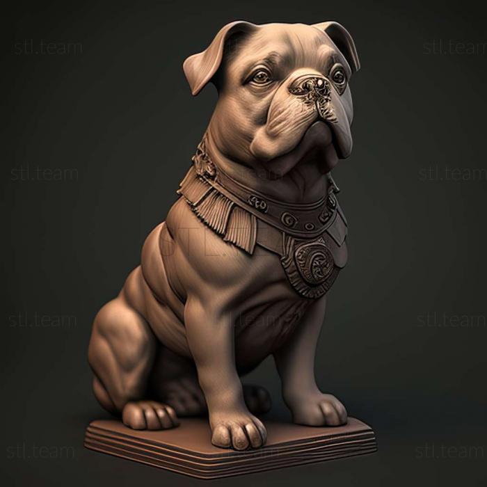 3D model Sergeant Stubby famous animal (STL)