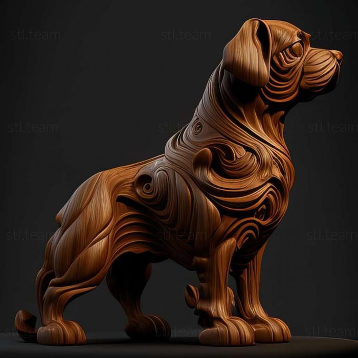 3D модель Собака породи шипшина (STL)