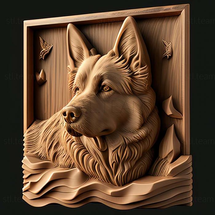 3D model Tuvan Shepherd dog (STL)