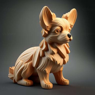 3D model Small Belgian Dogs dog (STL)