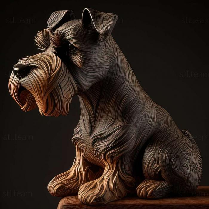 Zwergschnauzer dog