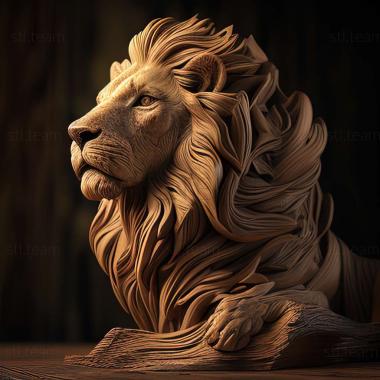 3D модель Сесил лев известное животное (STL)
