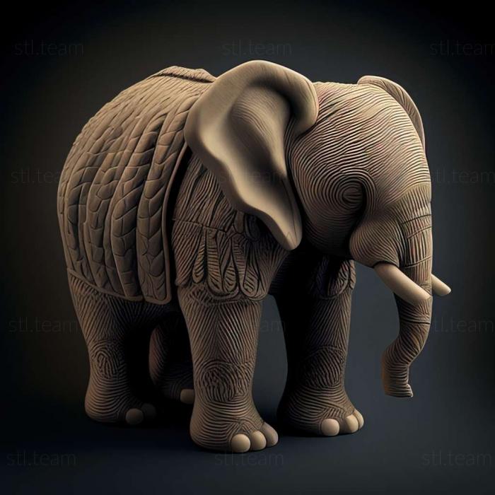 Short   eared elephant jumper