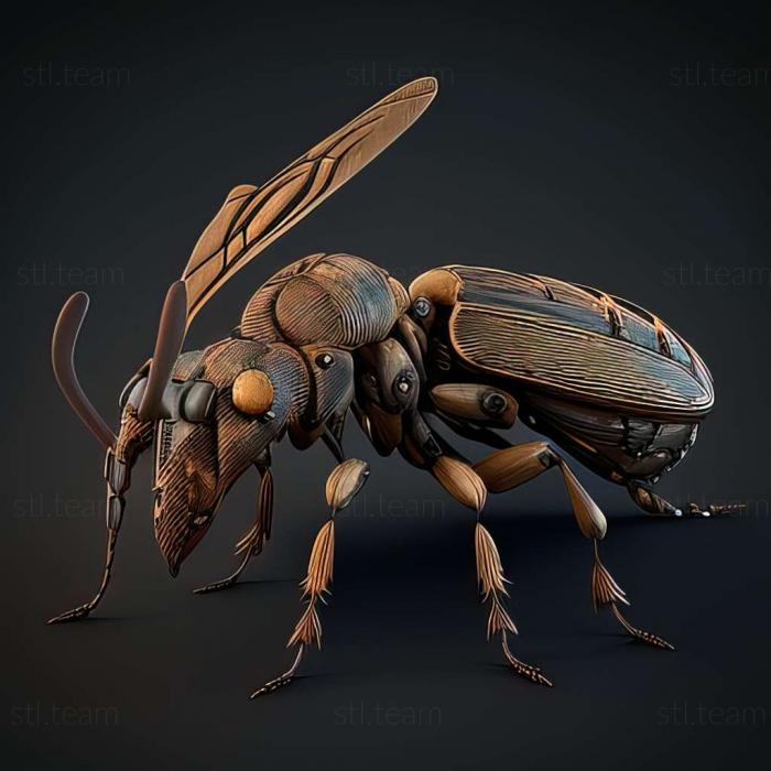 3D model Longitarsus longipennis (STL)