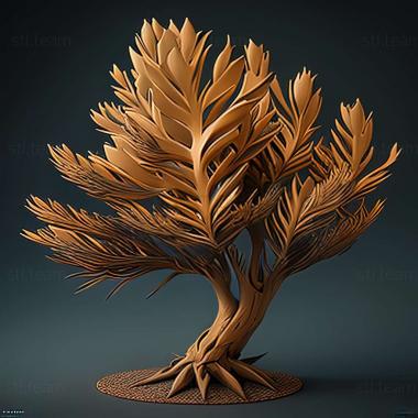 3D model Peckiella podocarpus (STL)
