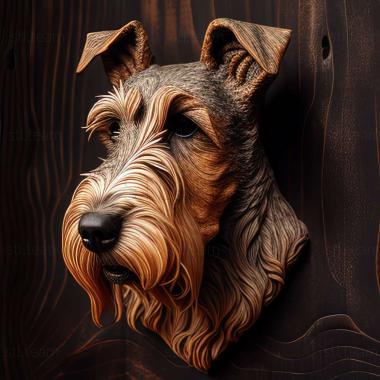 3D model Wire   haired fox terrier dog (STL)