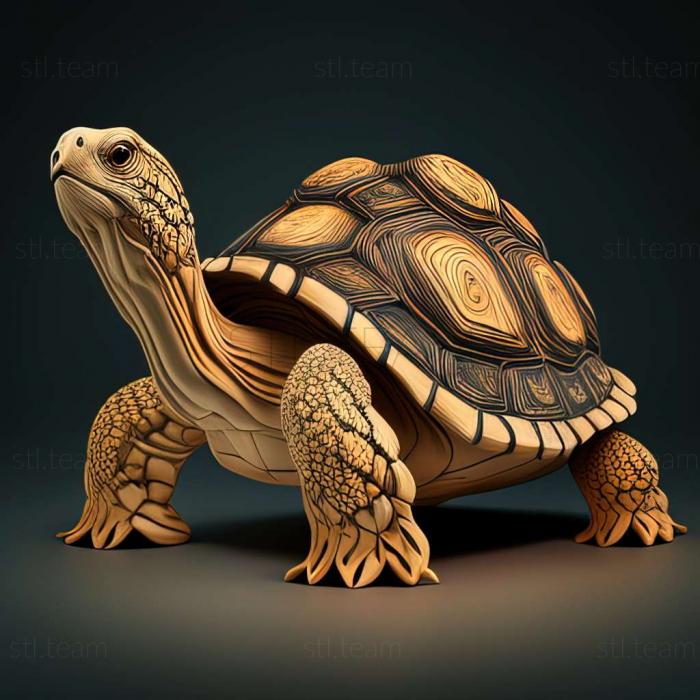 3D модель Відома тварина Черепаха Джонатан (STL)