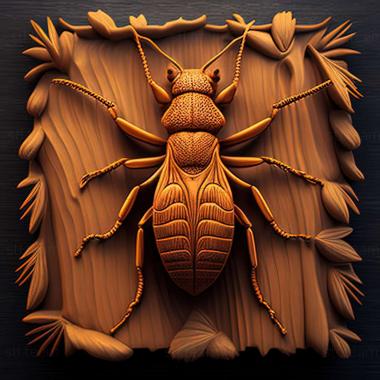 3D модель Myrmosa nigrofasciata (STL)