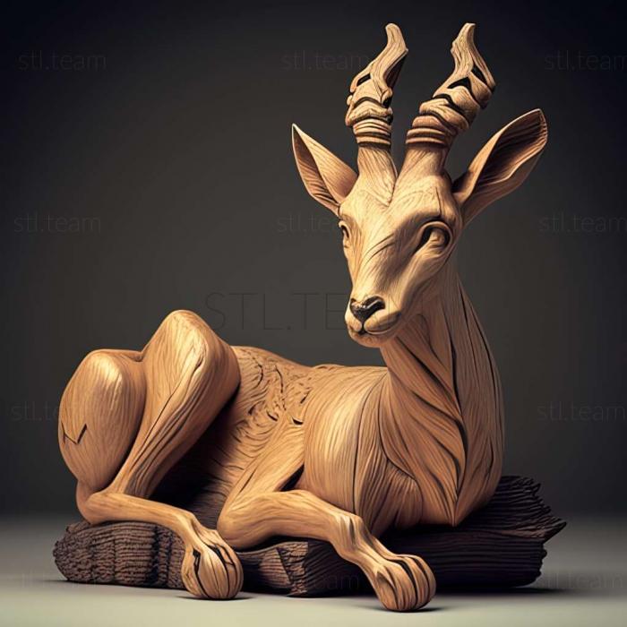 3D model Ginforth famous animal (STL)