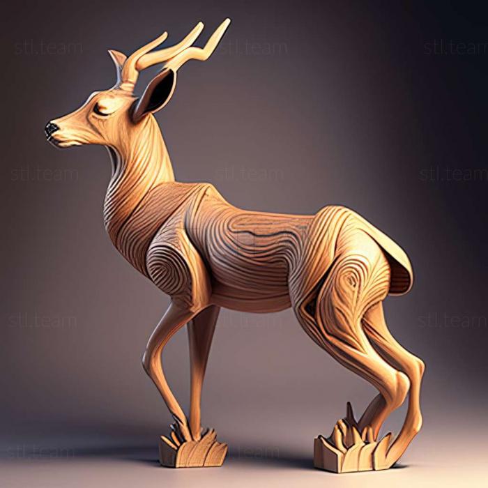 3D модель Знаменита тварина Bayerli Turk (STL)
