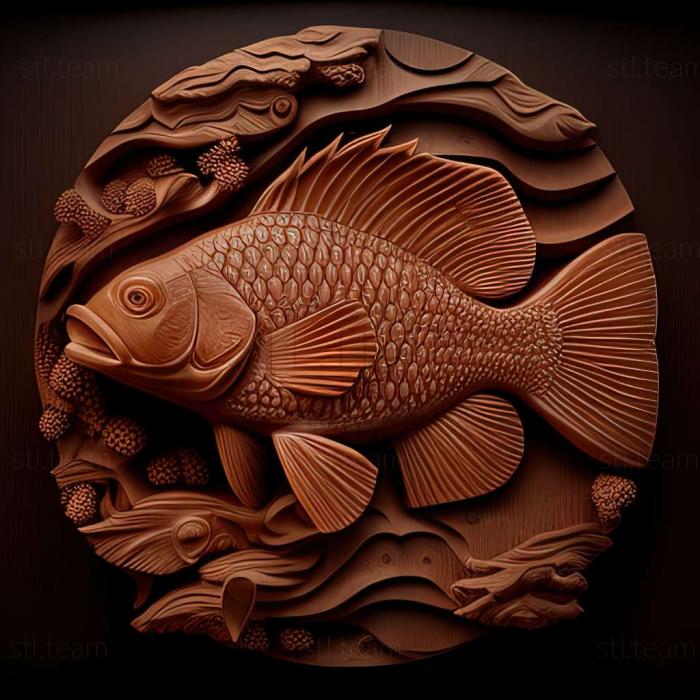 3D модель Astatotilapia flaviijosephi (STL)