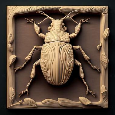 3D модель Ochodaeus chrysomeloides (STL)