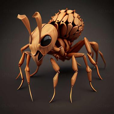 3D модель Pristomyrmex punctatus (STL)