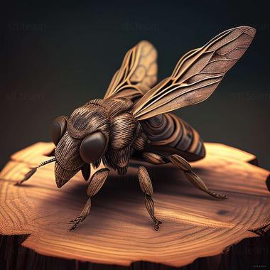 3D модель Coelioxys quadridentata (STL)