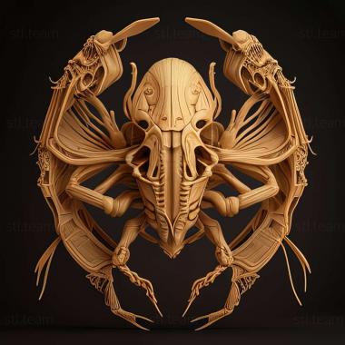 3D модель Myrmecophilus parachilnus (STL)