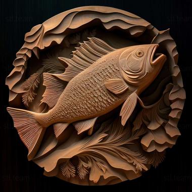 3D model Planiloricaria fish (STL)