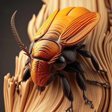 3D модель Nicrophorus interruptus (STL)