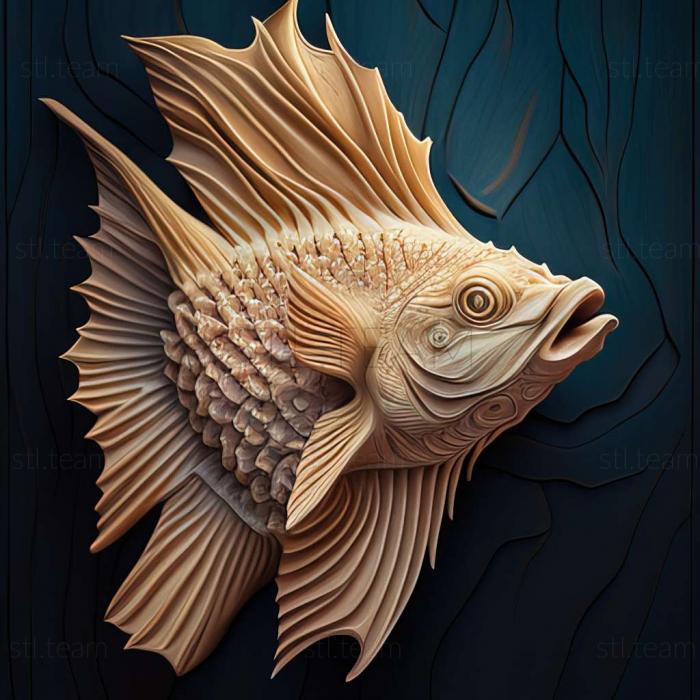 Stellate ancistrus fish