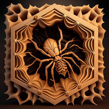 3D модель Pheidole fracticeps (STL)