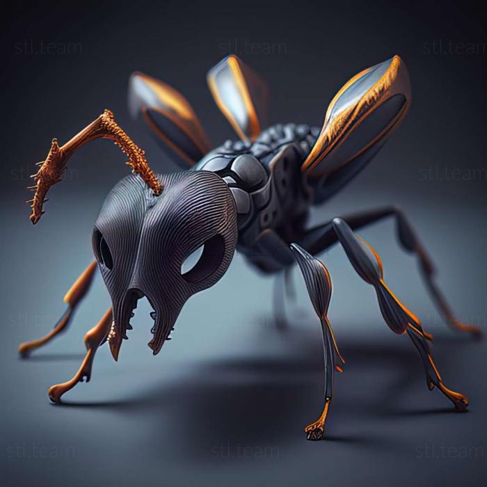 3D model Polyrhachis hastata (STL)