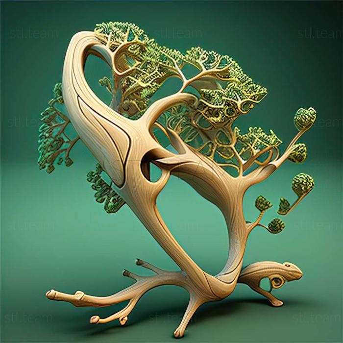 3D модель Gymnothorax moringa (STL)