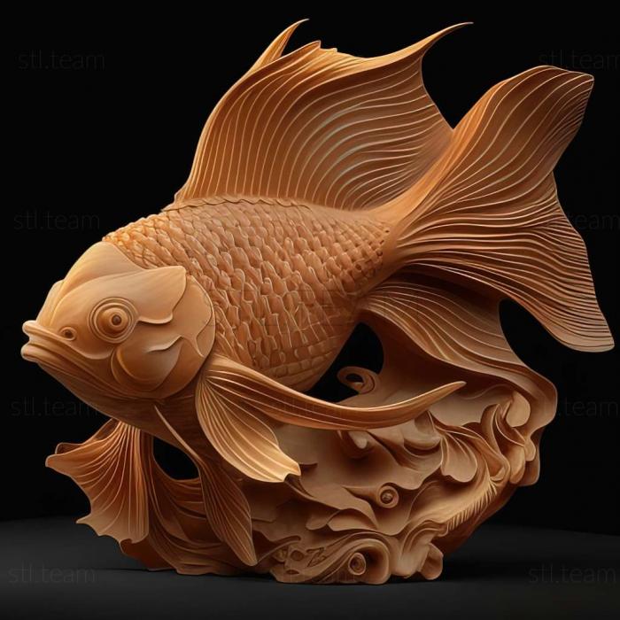 3D модель Ліоф акваріумні рибки рибки (STL)