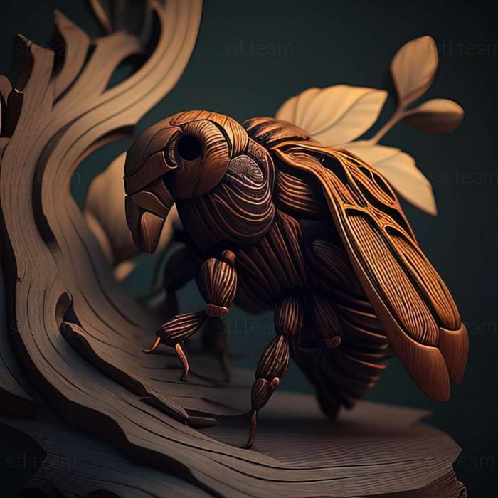 3D model Belonuchus basiventris (STL)