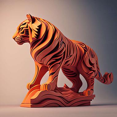 3D model Orange famous animal (STL)