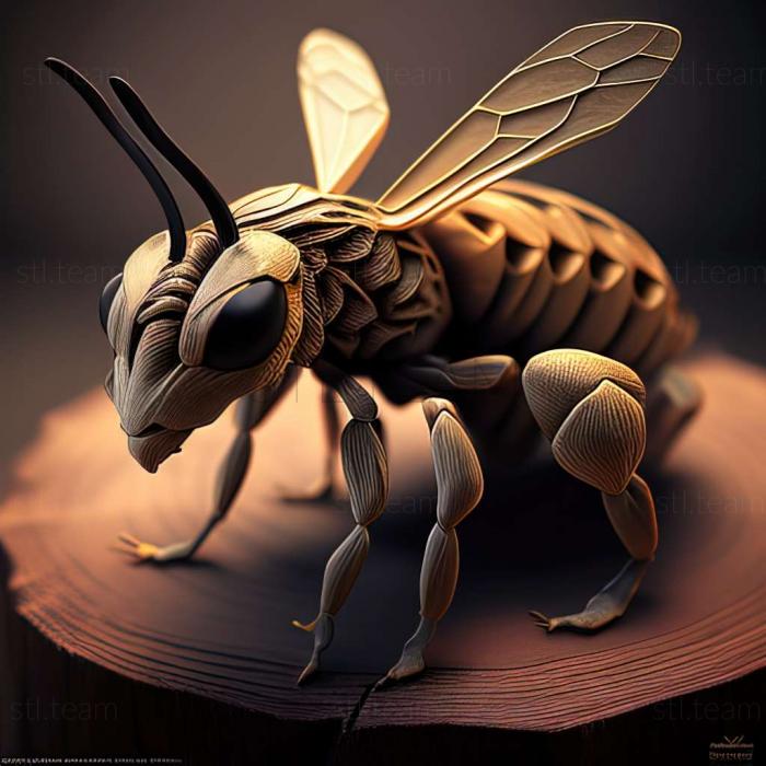 3D модель Hesperocolletes douglasi (STL)