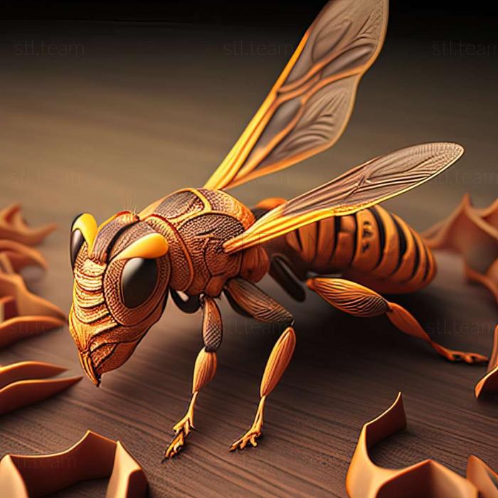 3D model Polistes japonicus (STL)